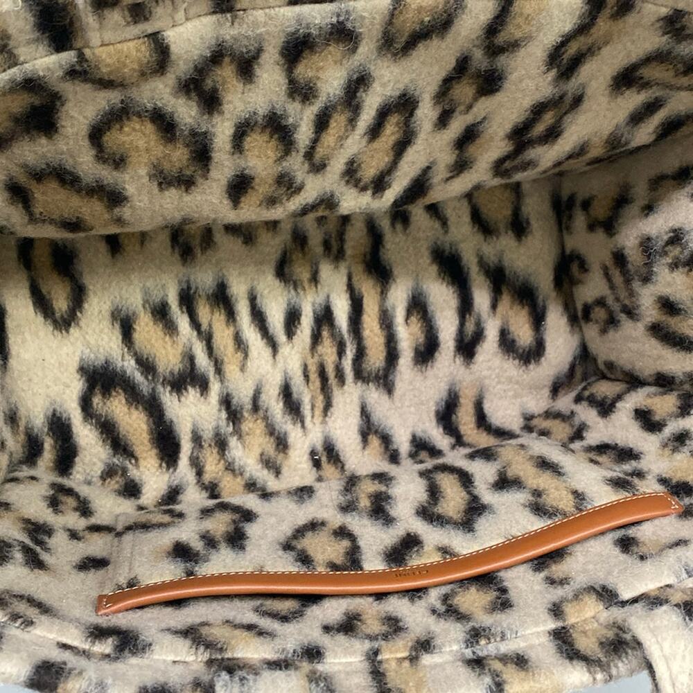 Celine Large Cabas Thais Tote Bag 196762FK1.19LE Beige Black Multi Textile Calf - Picture 7 of 15